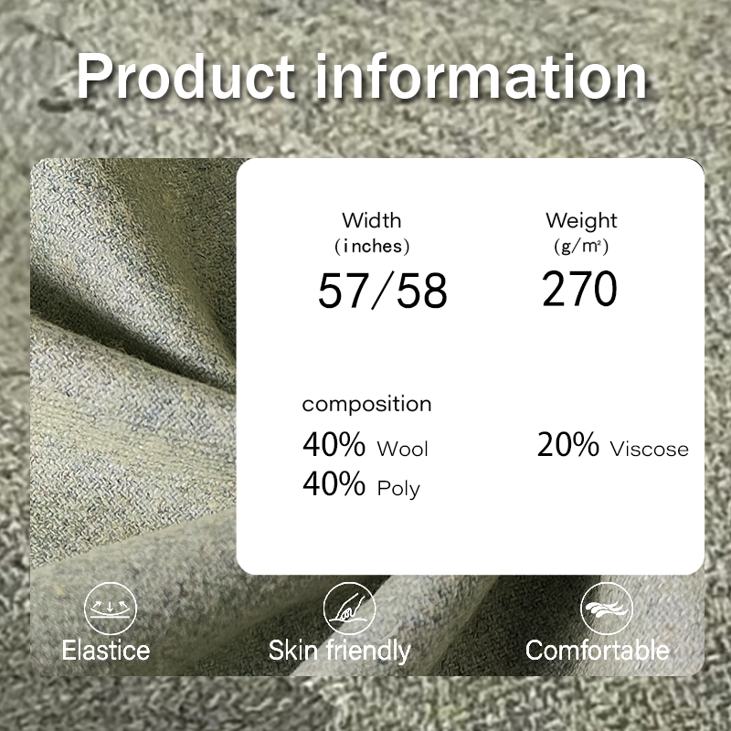 Rayon Poplin Factory - 270GSM Viscose Polyester Wool