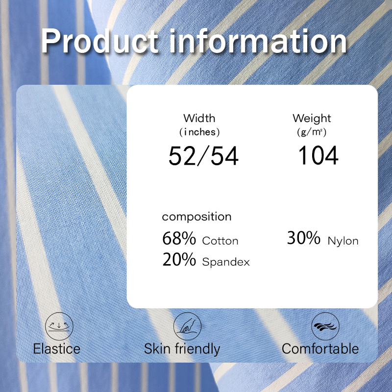 Stretch Fabric Factory - 104GSM Spandex Nylon Cotton