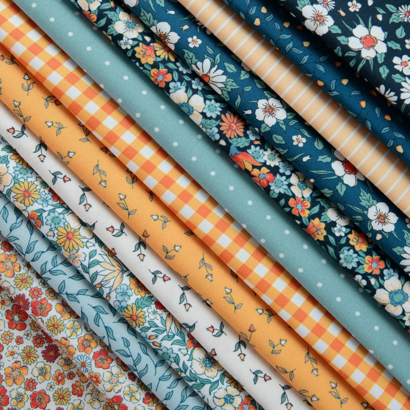 Poplin Fabric Manufacturer - 145cm Wide Cotton Floral