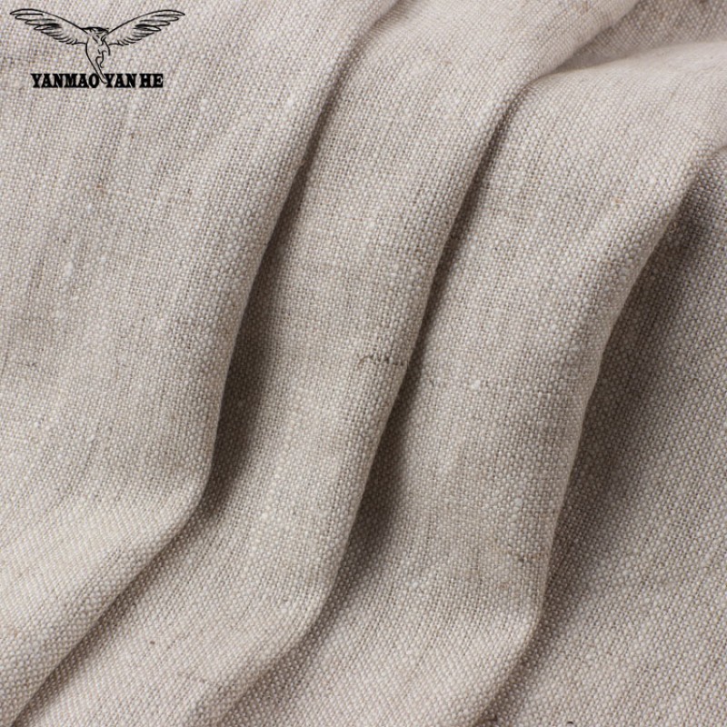 Pure Linen Fabric Factory - 235GSM Heavyweight Natural