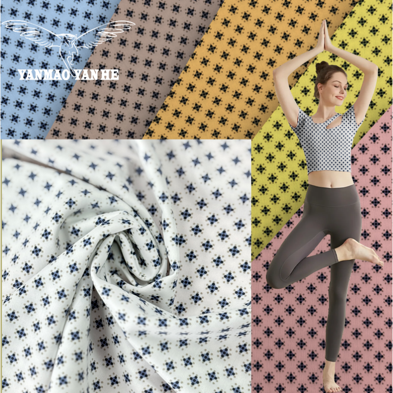 Recycled Fabric Supplier - RPET Printed Stretch Swimwear