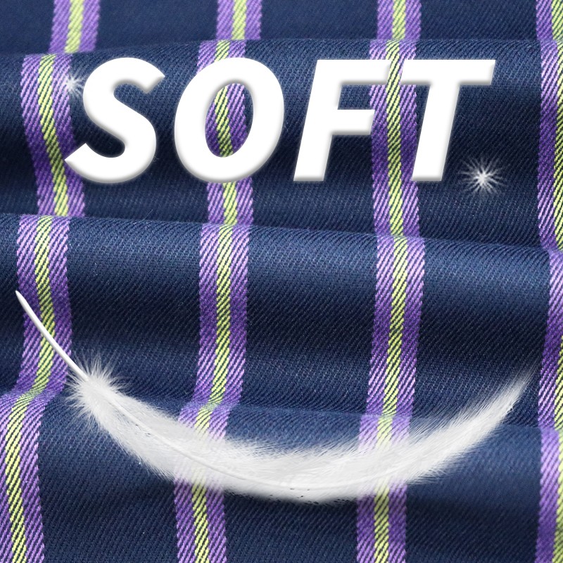 Polyester Fabric Factory - 230GSM Blended Yarn Dyed