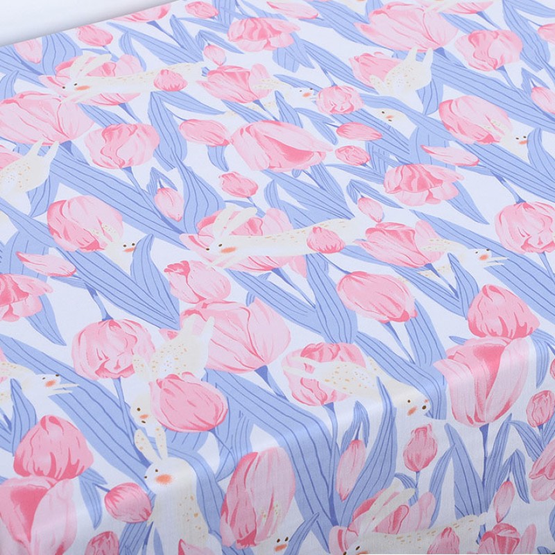 Crepe Fabric Manufacturer - Custom Printed Woven Floral Poplin