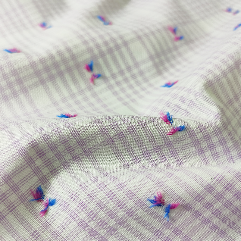 Recycled Fabric Manufacturer - 105GSM Recycled Plain Plaid