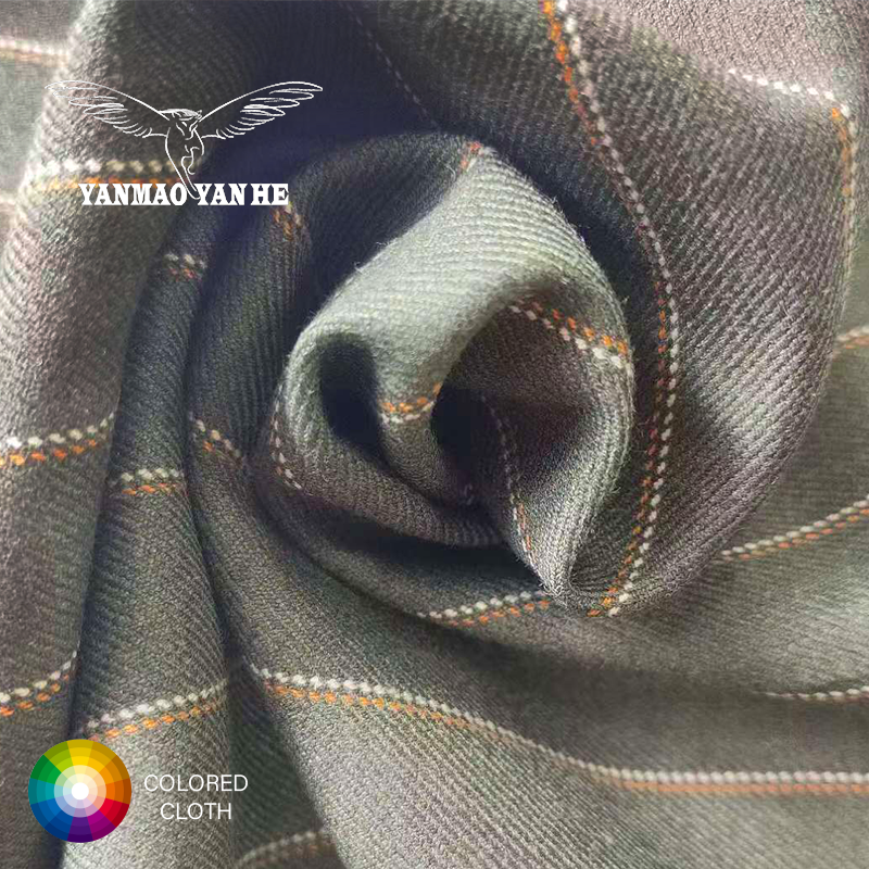 Suit Fabric Factory - 250GSM Rayon Poly Wool Stripe