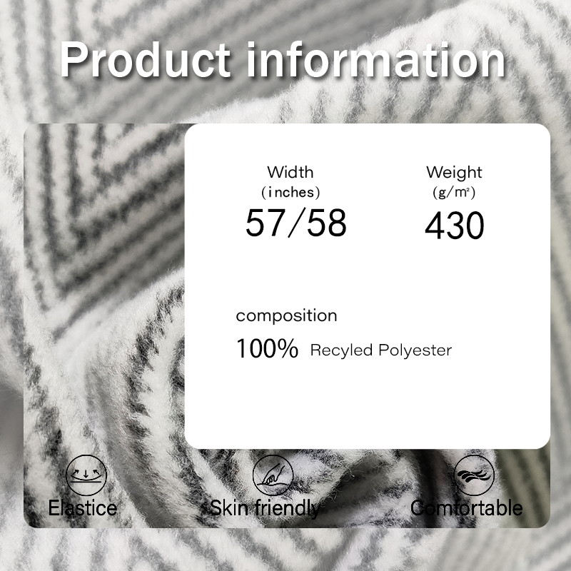 Flannel Herringbone Supplier - 430GSM Recycled Yarn Dyed