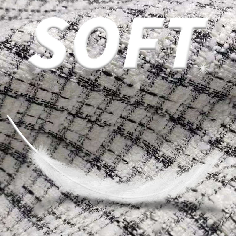 Tweed Fabric Supplier - Poly Thick Woolen Coat