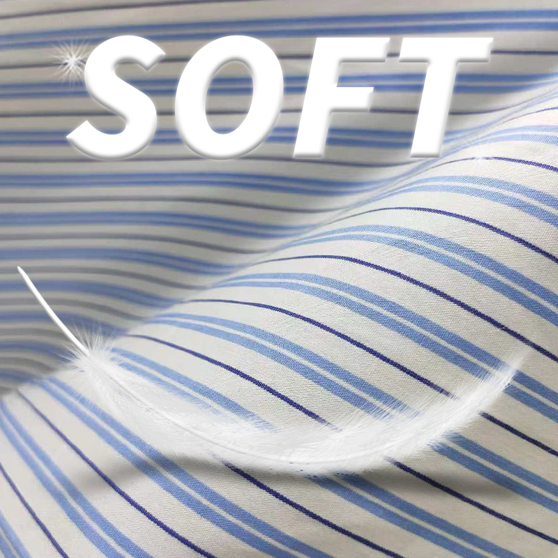 Cotton Fabric Manufacturer - 105GSM Lightweight Soft Stripe