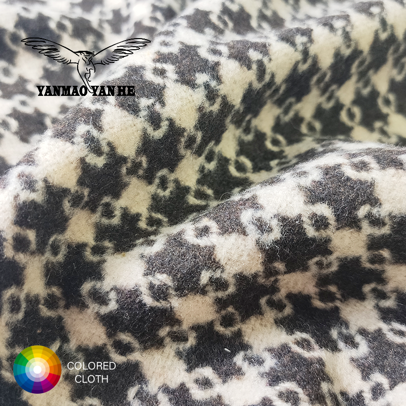 Woolen Fabric Manufacturer - 382GSM Women's Warm Check