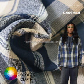 Plaid Fabric Manufacturer - 340GSM Rayon Polyester Soft