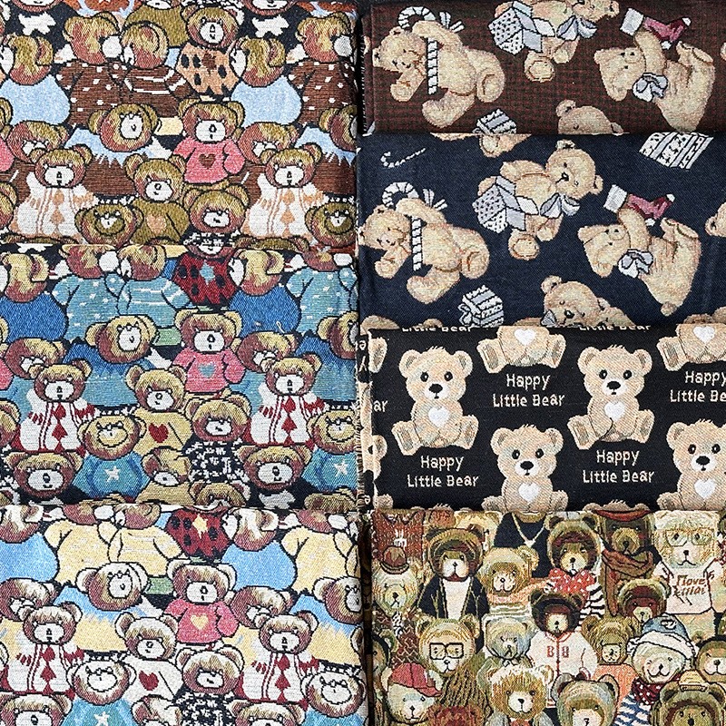 Blended Fabric Factory - Vintage Floral Jacquard Woven