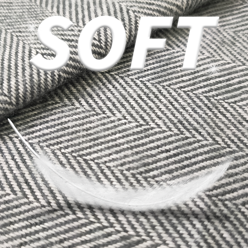 Herringbone Fabric Factory - 275GSM Polyester Soft Blended