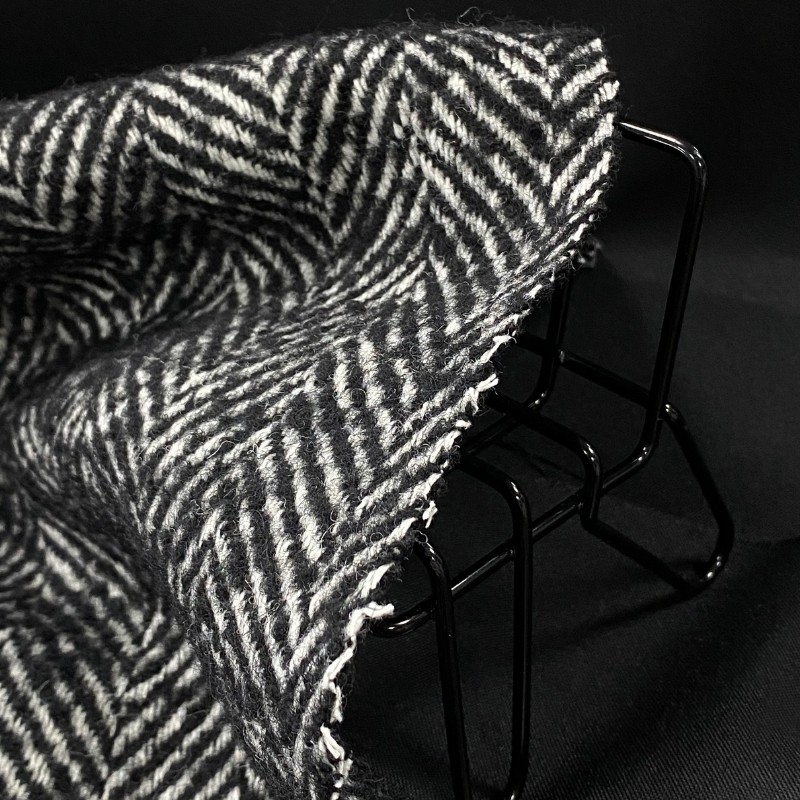 Wool Herringbone Fabric Factory - Heavyweight Warm Structured