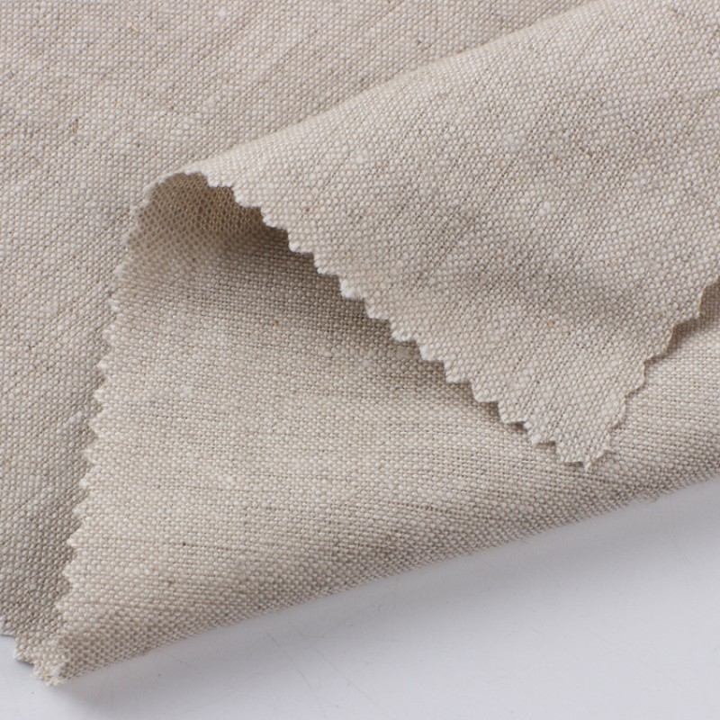 Pure Linen Fabric Factory - 235GSM Heavyweight Natural