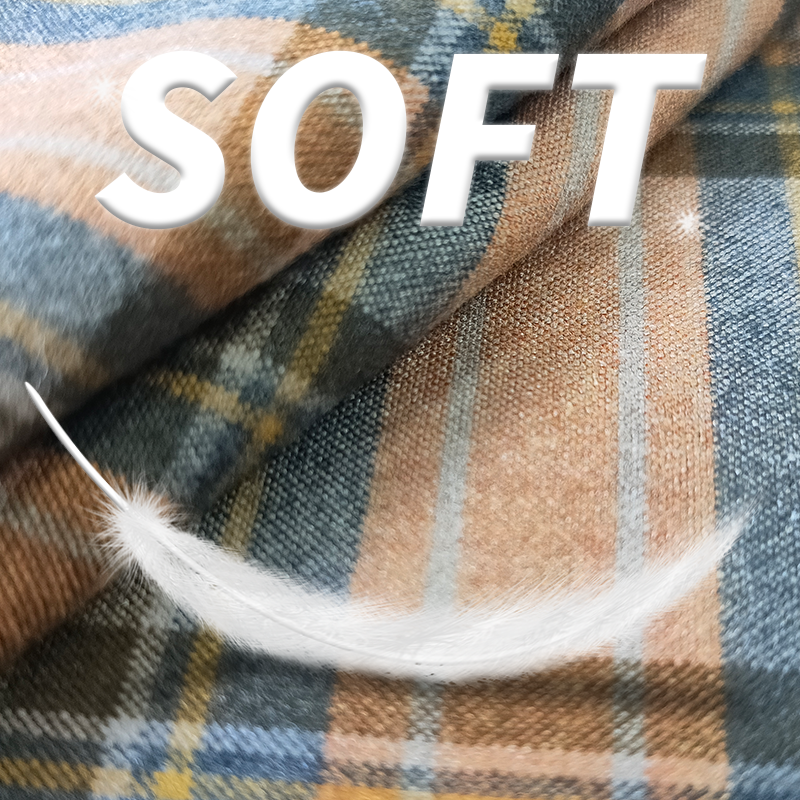 Plaid Fabric Factory - 230GSM Polyester Rayon Spandex