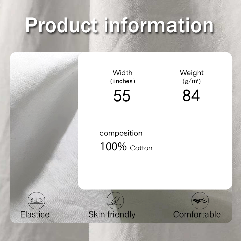 Cotton Fabric Manufacturer - 84GSM Lightweight Stripe Pattern