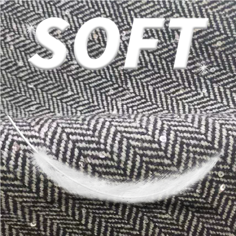 Wool Suit Fabric Factory - 410GSM Polyester Woven Soft