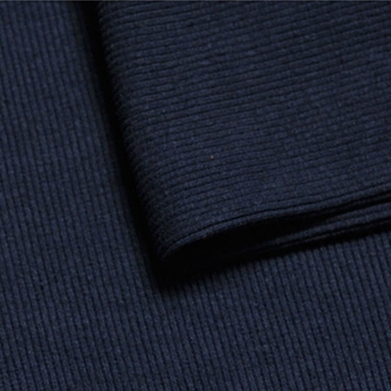 Ribbed Fabric Supplier - Cotton 2X2 Weft Knitted Stretch