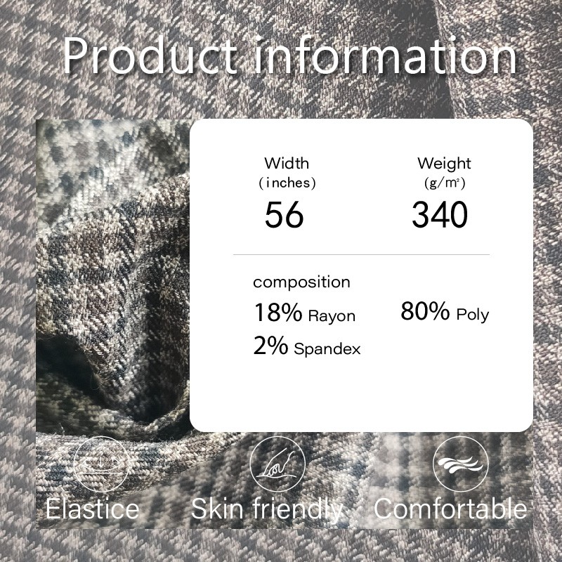 Stretch Fabric Factory - 340GSM Blended Woven Twill