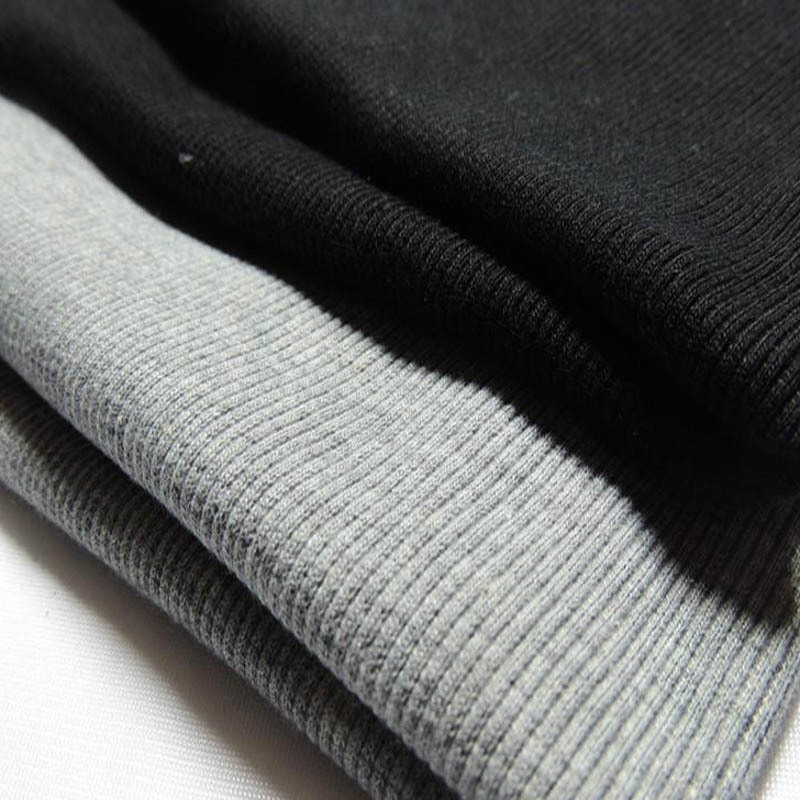 Ribbed Fabric Supplier - Cotton 2X2 Weft Knitted Stretch