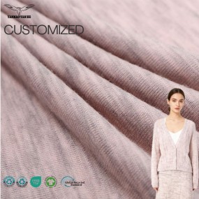 Wool Rib Fabric Supplier - 100% Wool 1x1 Soft Stretch