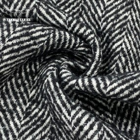 Wool Herringbone Fabric Factory - Heavyweight Warm Structured
