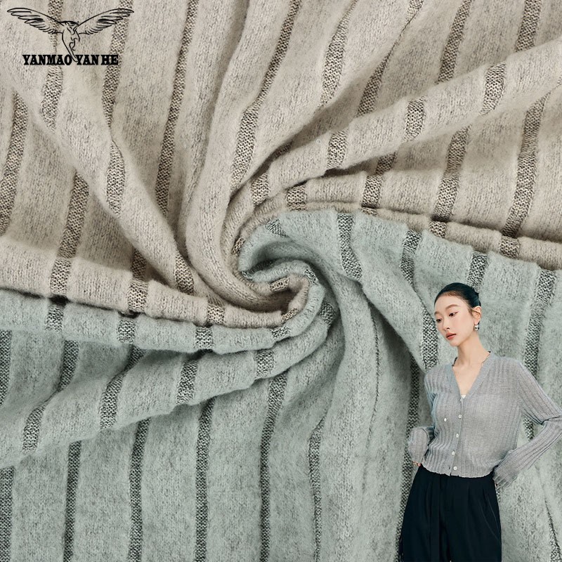 Rib Knit Fabric Supplier - Polyester Spandex 12x4 Textured