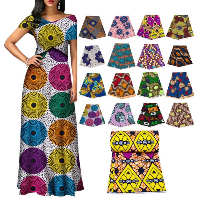 Ankara Fabric Manufacturer - Double-Sided Wax Printed Brocade