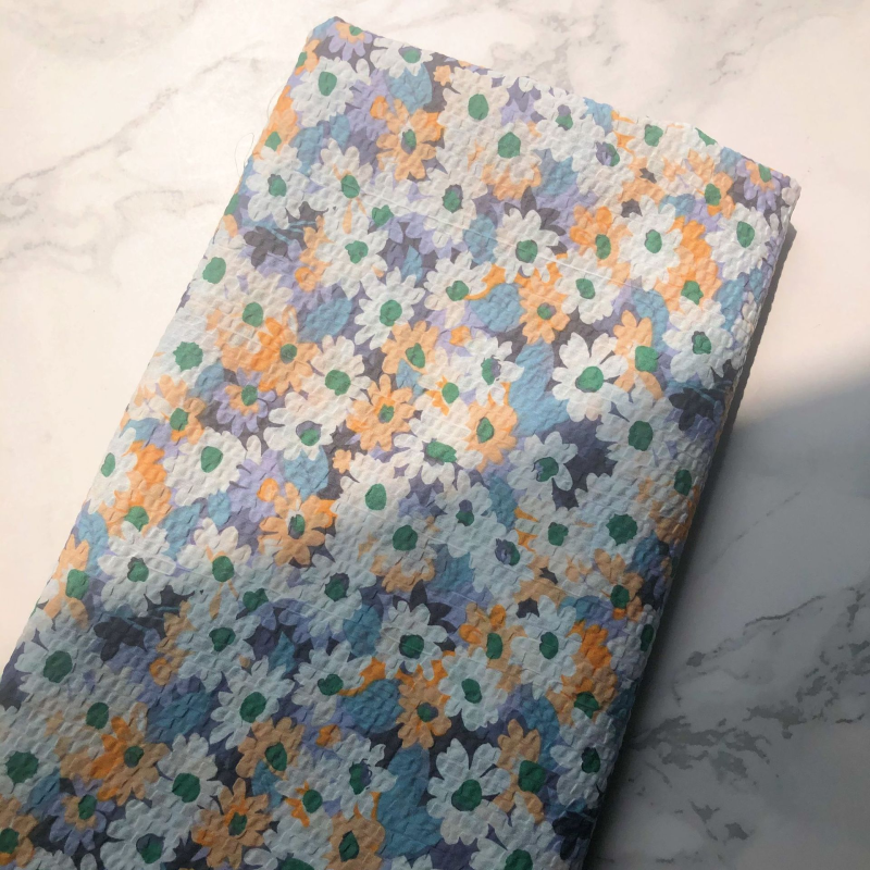 Bubble Print Fabric Factory - 100% Cotton Summer Texture