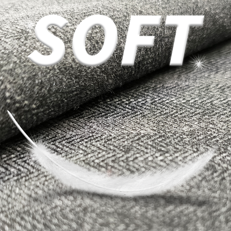 Herringbone Fabric Manufacturer - 255GSM Spandex Polyester Viscose