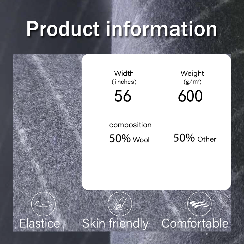 Woolen Fabric Supplier - 600GSM Heavyweight Soft Solid