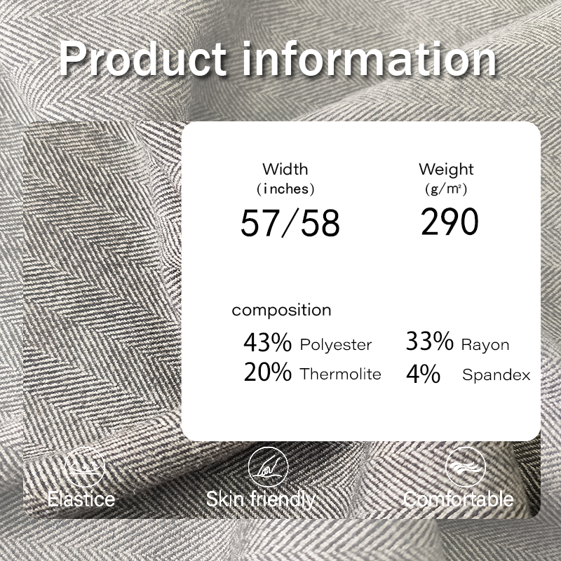 Functional Fabric Factory - 290GSM Spandex Polyester Thermolite