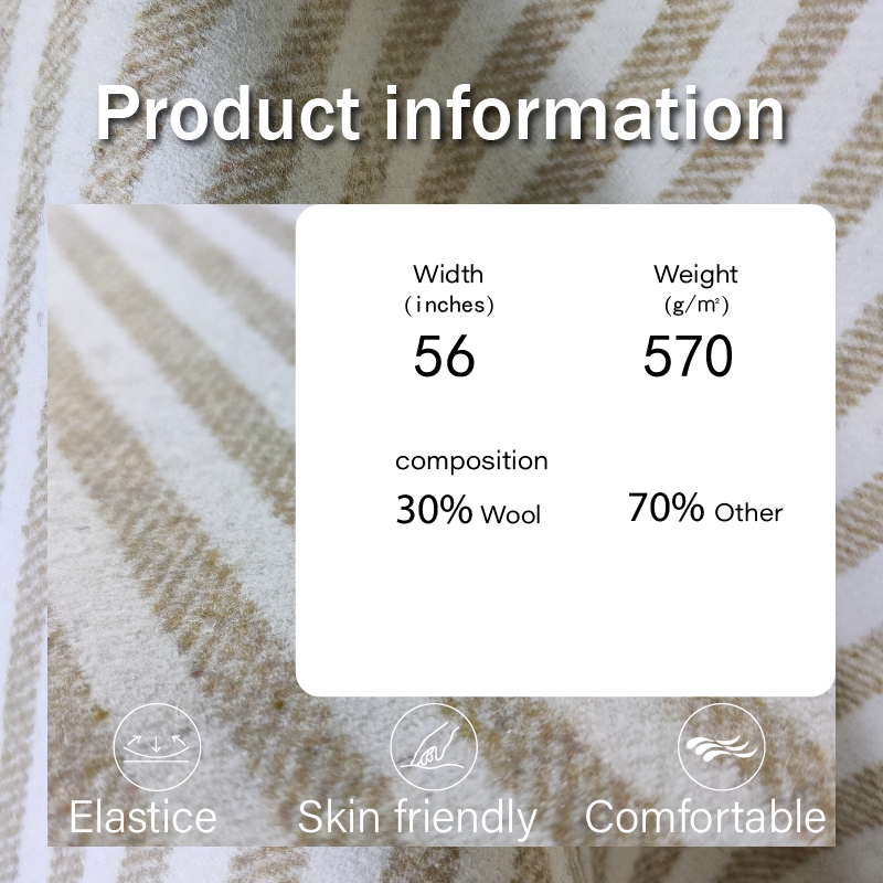 Cashmere Fabric Manufacturer - 570GSM Wool Cashmere Blended