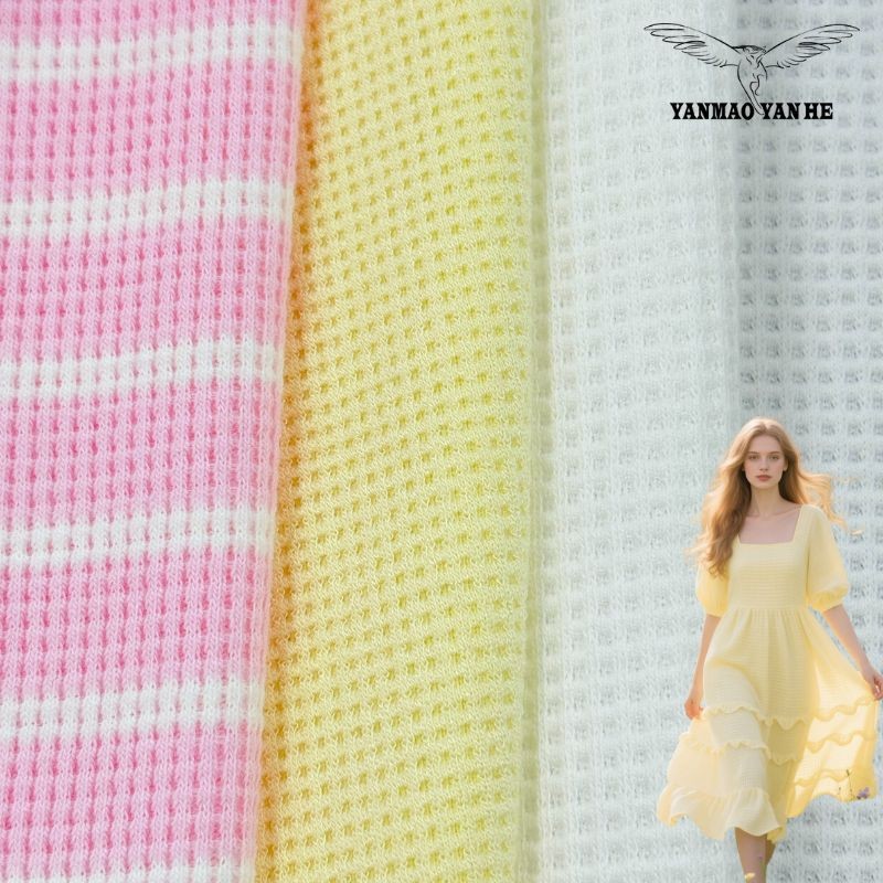 Waffle Fabric Supplier - Rayon Polyester Spandex Soft