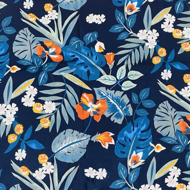 Hawaiian Fabric Factory - Pure Cotton Poplin Printed