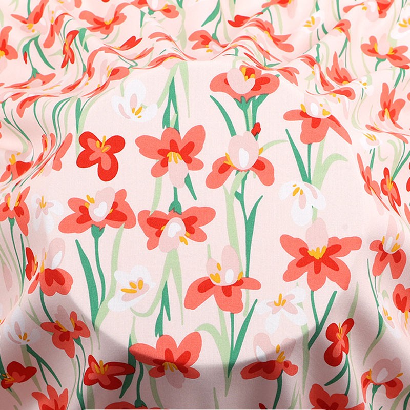 Poplin Fabric Supplier - Custom Printed Cotton Silk Children