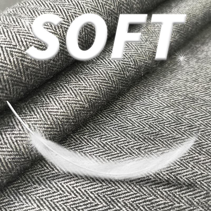 Herringbone Fabric Factory - 240GSM Spandex Polyester Rayon