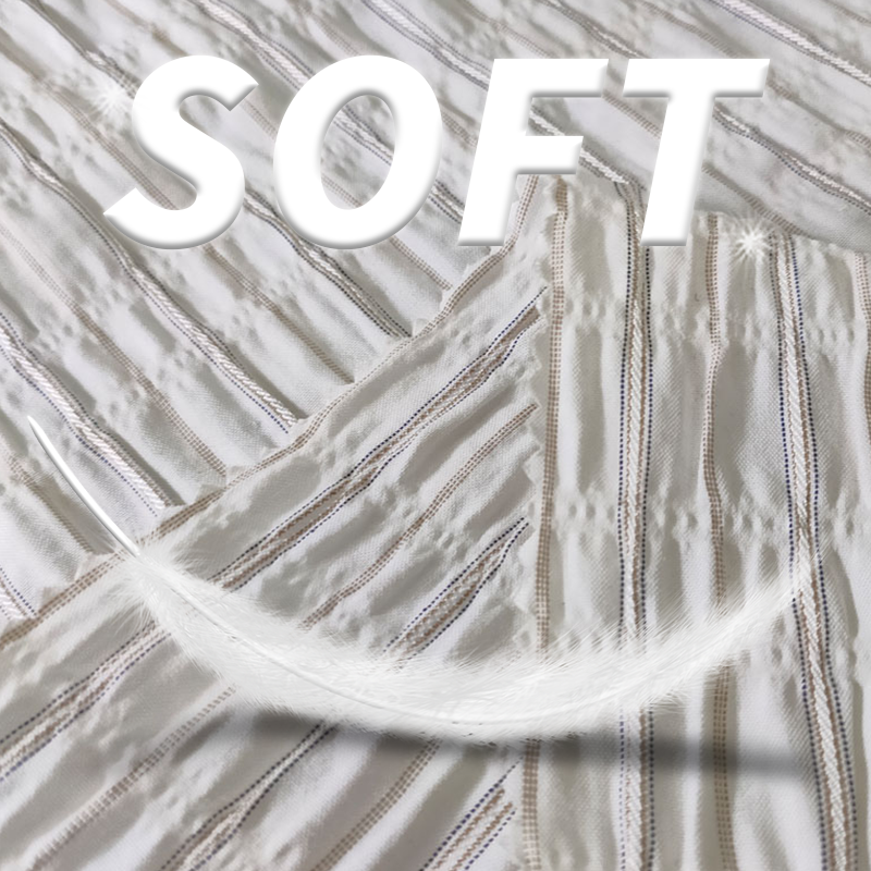 Nylon Cotton Fabric Supplier - 135GSM Solid Stripe Twill