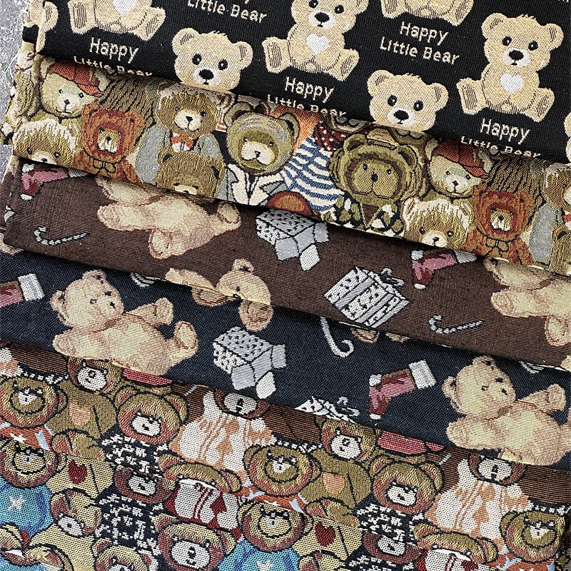 Blended Fabric Factory - Vintage Floral Jacquard Woven