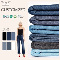 Blue Denim Manufacturer - Cotton Polyester 10OZ Stretch