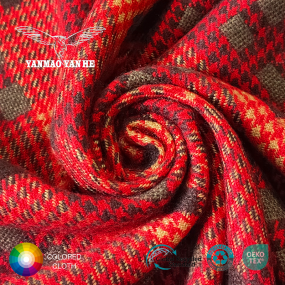 Acrylic Fabric Manufacturer - 380GSM Heavyweight Plaid Twill