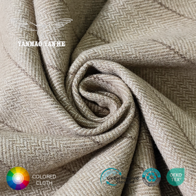 Stretch Fabric Supplier - 315GSM Blended Herringbone