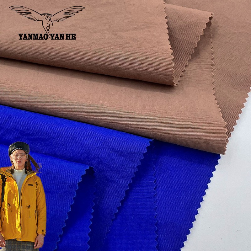 Taslon Fabric Factory - 100% Nylon Wrinkled Windbreaker