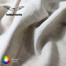 Herringbone Fabric Supplier - 330GSM Rayon Linen Spandex