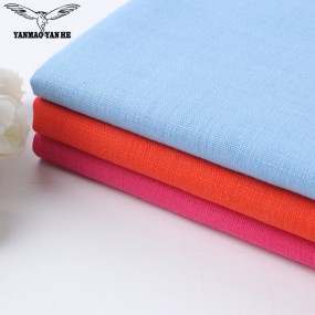 Linen Cotton Fabric Factory - 165GSM Plain Woven Breathable