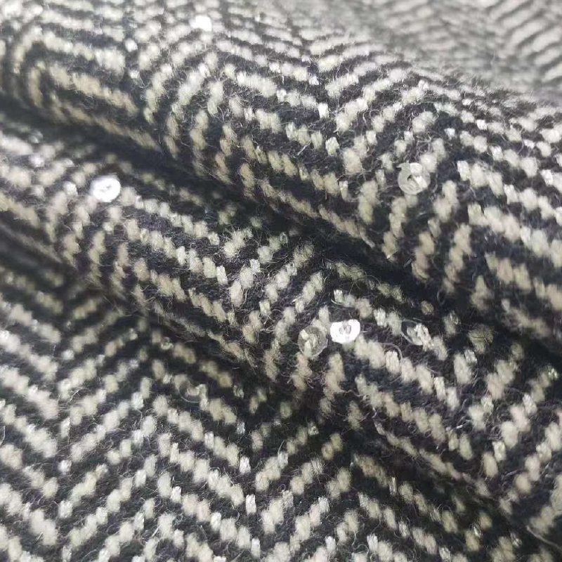Wool Suit Fabric Factory - 410GSM Polyester Woven Soft