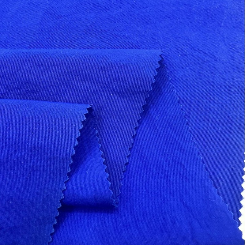 Taslon Fabric Factory - 100% Nylon Wrinkled Windbreaker