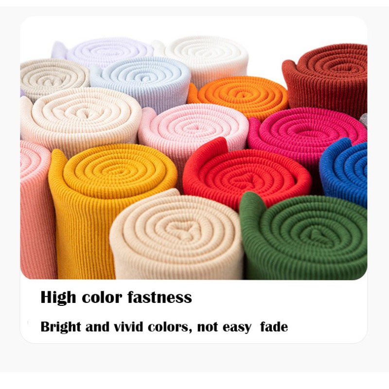 Rib Knit Fabric Manufacturer - Cotton Spandex 2x2 Soft