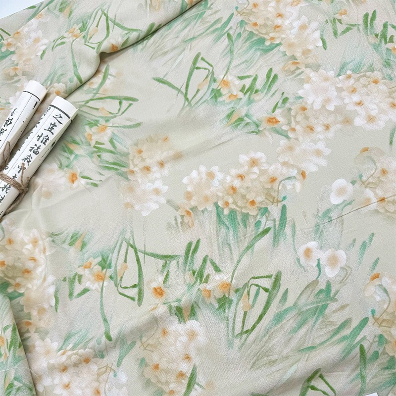 Pajamas Fabric Factory - 100% Rayon Woven Silk Clothing