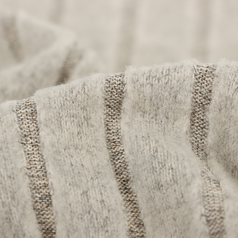 Rib Knit Fabric Supplier - Polyester Spandex 12x4 Textured